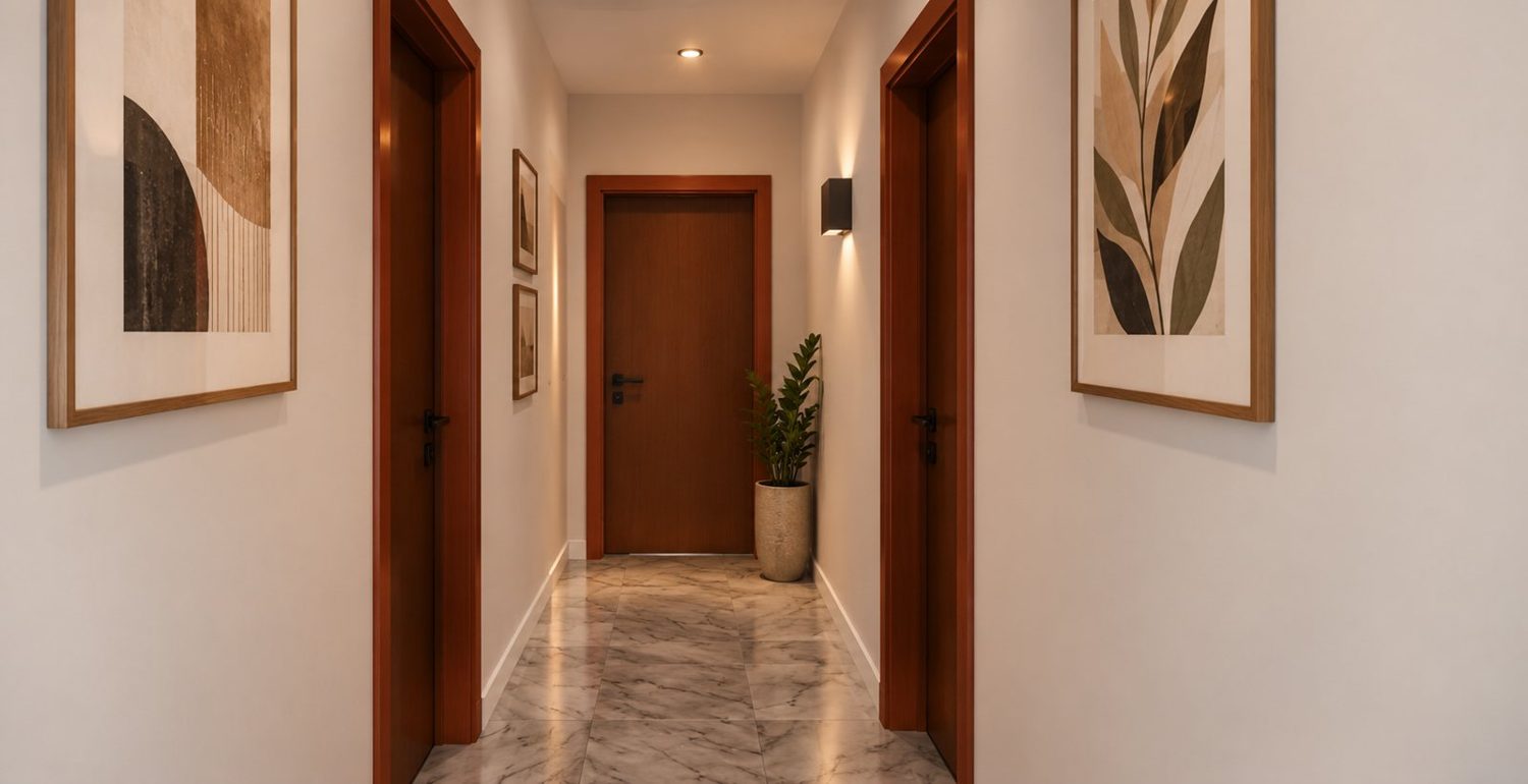 Couloir vers les chambres