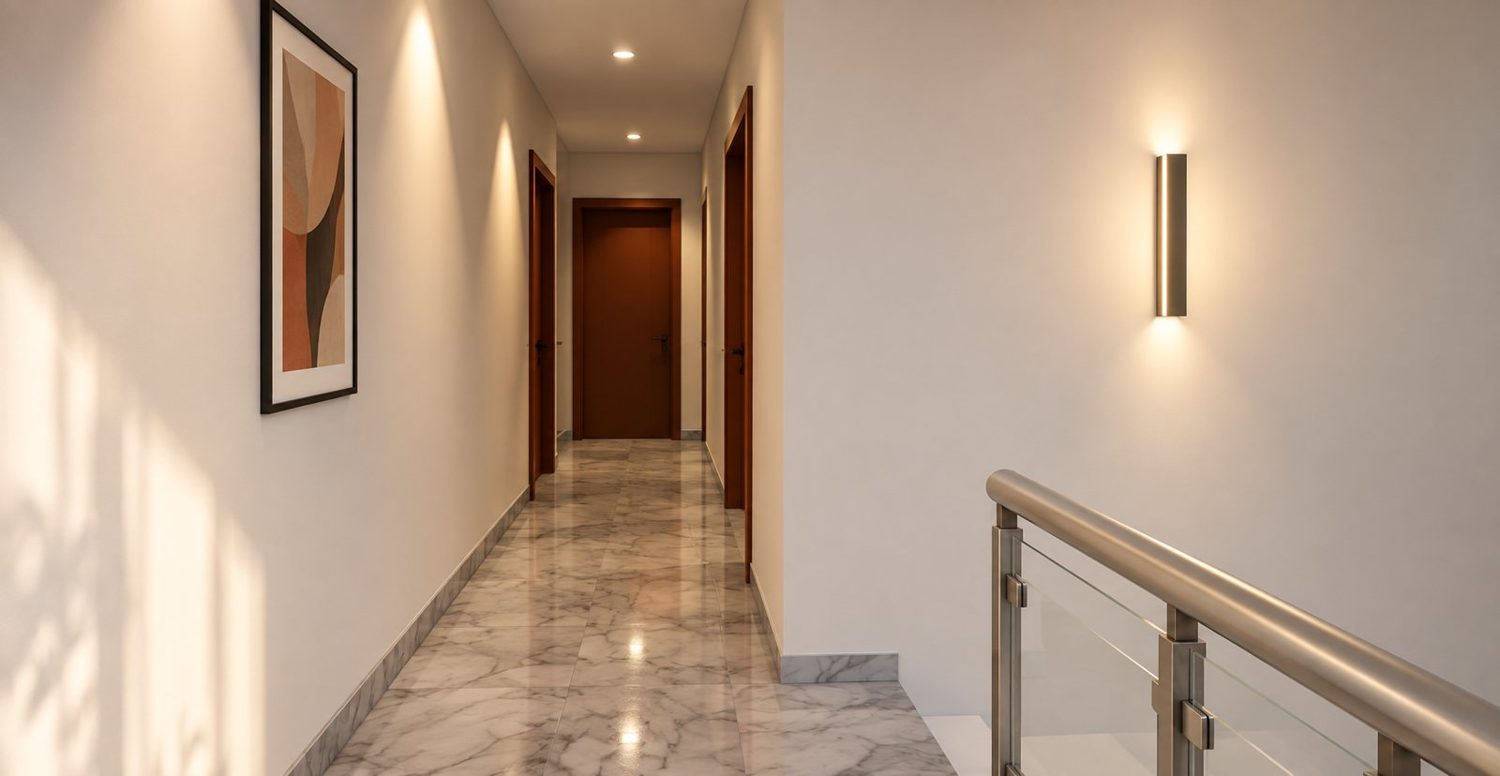 Palier et couloir