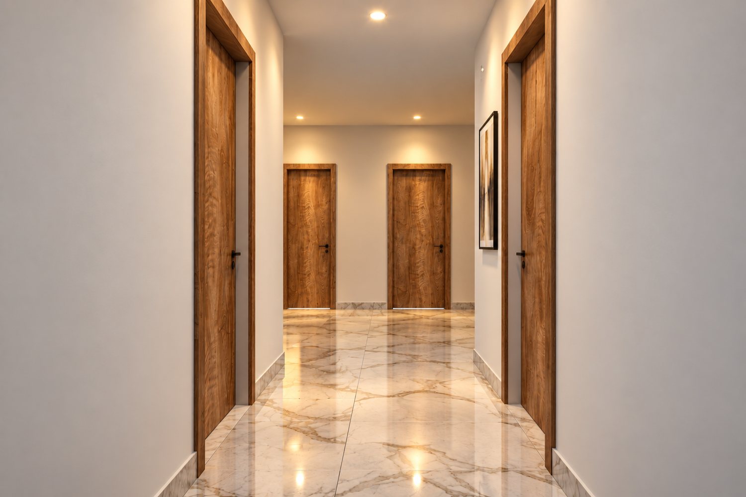 Couloir vers les chambres